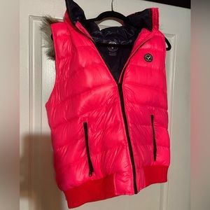 American Eagle, hot pink vest, sz xl
